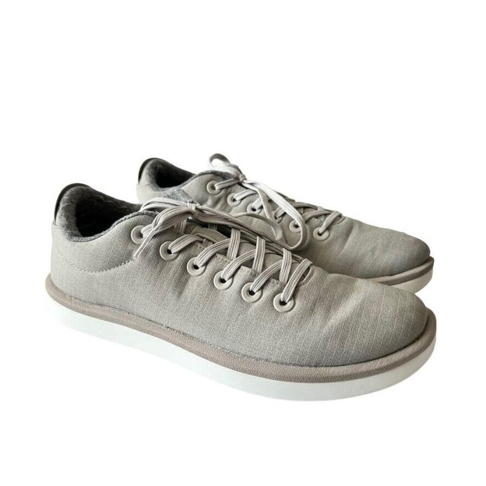 Allbirds men wool piper woven pewter grey blizzard sole m11